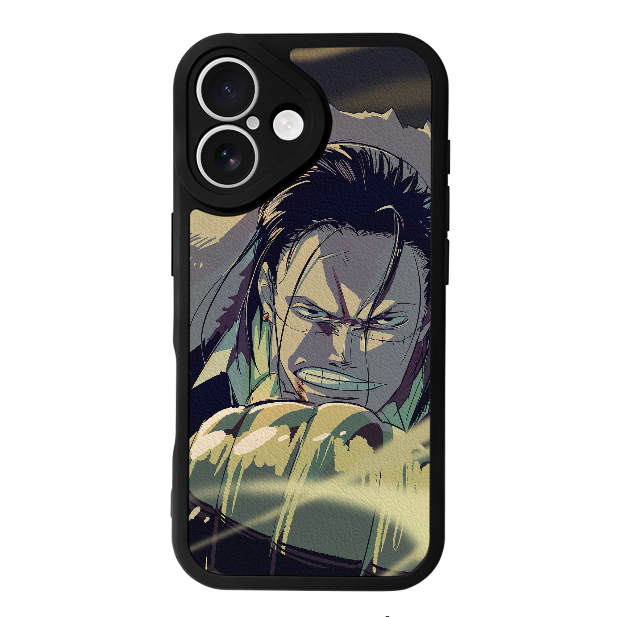（画像用） ワンピース ONE PIECE 【iPhone 16シリーズ対応】シリコンスマホケース（レザー調） 材質：シリコン